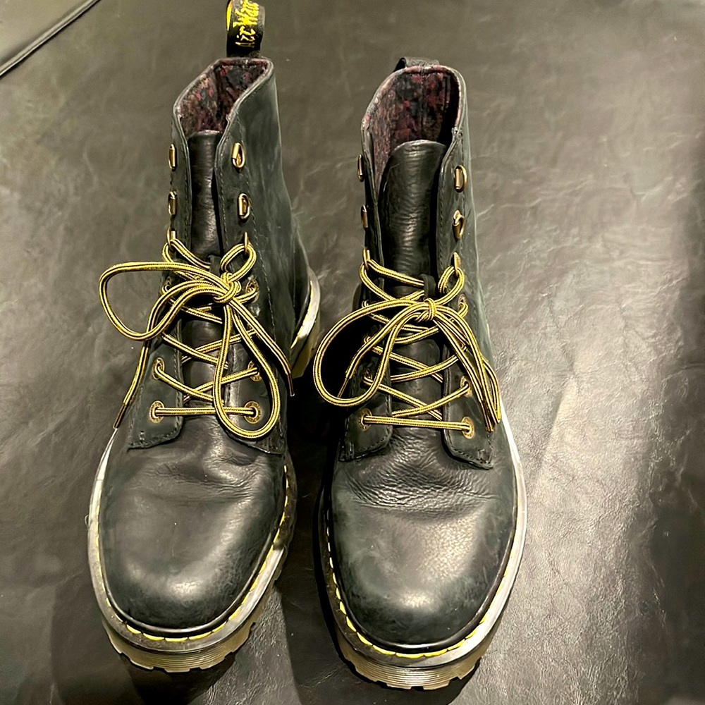 Dr. Martens women’s boots.  Worn one time to an event.